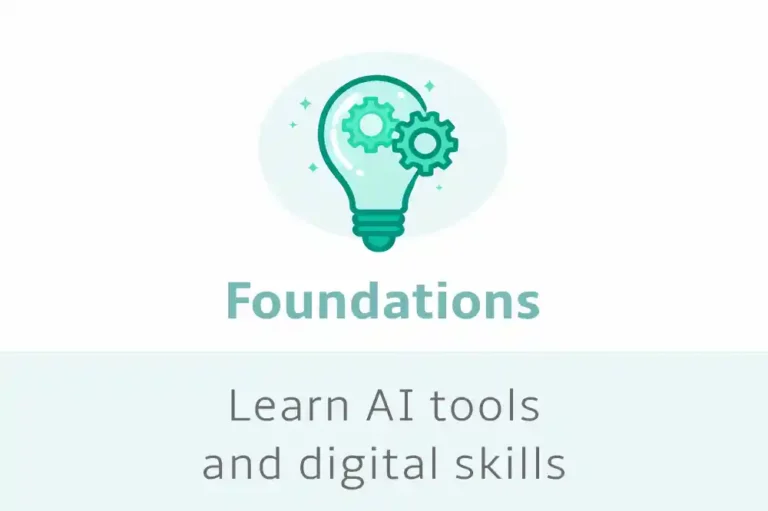AI training for unemployed communities. AI foundations training